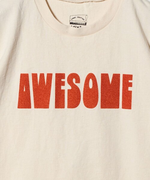 MIXTA（ミクスタ）の「【別注】＜MIXTA＞AWESOME Tシャツ（Tシャツ/カットソー・レディース・ナチュラル・S）」の11枚目の写真