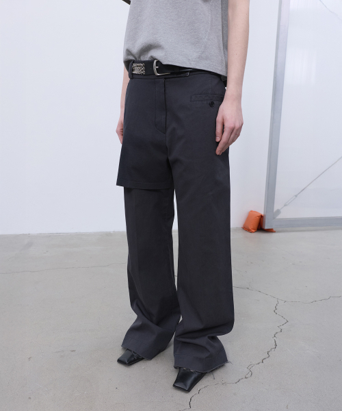 LCDC TM(エルシーディーシーティーエム)の「OVERLAY STRAIGHT PANTS (DARK GREY)(その他パンツ・レディース・その他・SMALL/MEDIUM)」の9枚目の写真