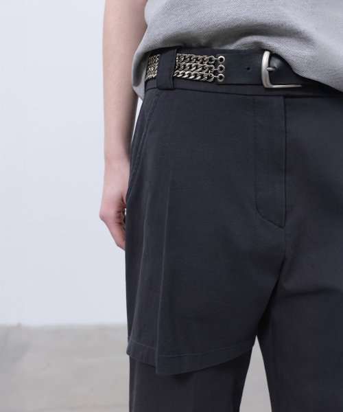 LCDC TM(エルシーディーシーティーエム)の「OVERLAY STRAIGHT PANTS (DARK GREY)(その他パンツ・レディース・その他・SMALL/MEDIUM)」の10枚目の写真