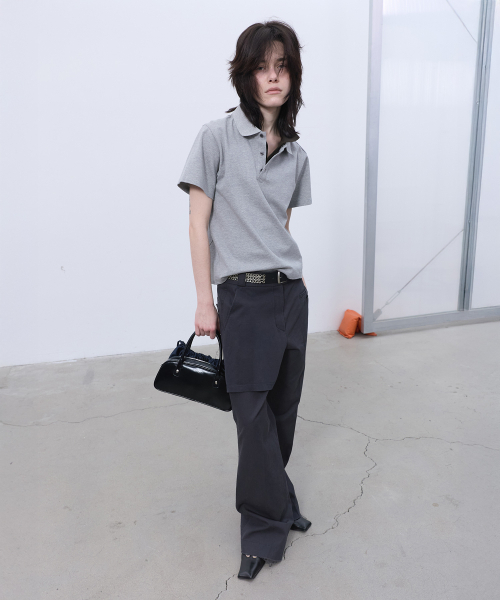 LCDC TM(エルシーディーシーティーエム)の「OVERLAY STRAIGHT PANTS (DARK GREY)(その他パンツ・レディース・その他・SMALL/MEDIUM)」の5枚目の写真