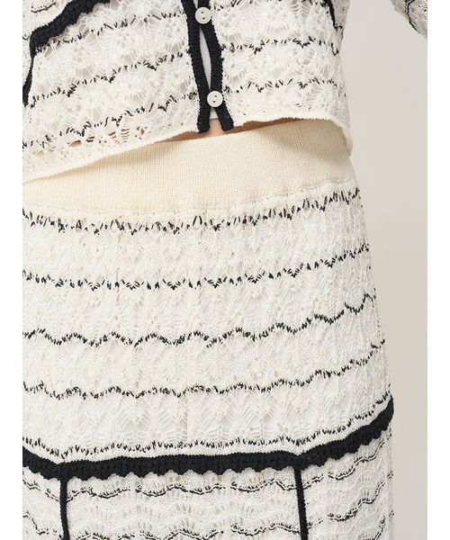 SNIDEL（スナイデル）の「クロシェニットスカート（スカート・レディース・ネイビー/イエロー/その他・F）」の10枚目の写真