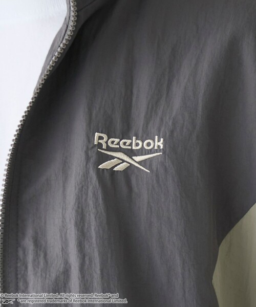 coen（コーエン）の「Reebok（リーボック）別注トラックジャケット（ナイロンジャケット・メンズ・オフホワイト/ダークグレー/ベージュ・M/L/XL）」の19枚目の写真