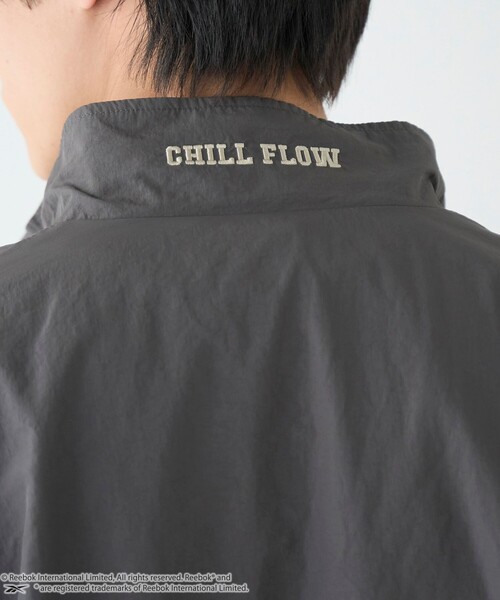 coen（コーエン）の「Reebok（リーボック）別注トラックジャケット（ナイロンジャケット・メンズ・オフホワイト/ダークグレー/ベージュ・M/L/XL）」の20枚目の写真