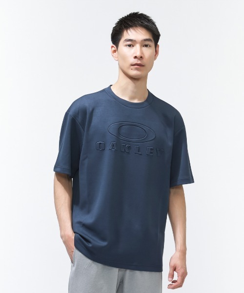OAKLEY（オークリー）の「オークリー  ENHANCE QD SS TEE PONCH 5.0（Tシャツ/カットソー・メンズ・ネイビー/ブラック/グレー・M/L/LL/3L）」の3枚目の写真