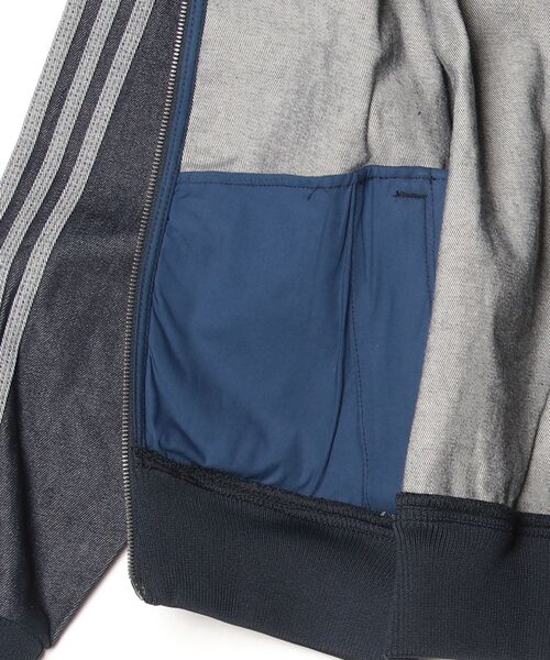 adidas（アディダス）の「デニム ファイヤーバード トラックトップatmos / ジャージ / アディダスオリジナルス adidas Originals（デニムジャケット・メンズ・ブルー・3XL/XX-LARGE/X-LARGE/LARGE/MEDIUM/SMALL/X-SMALL）」の4枚目の写真