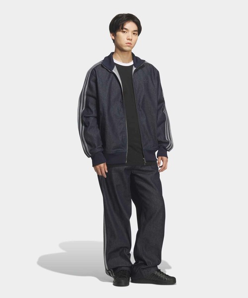 adidas（アディダス）の「デニム ファイヤーバード トラックトップatmos / ジャージ / アディダスオリジナルス adidas Originals（デニムジャケット・メンズ・ブルー・3XL/XX-LARGE/X-LARGE/LARGE/MEDIUM/SMALL/X-SMALL）」の2枚目の写真