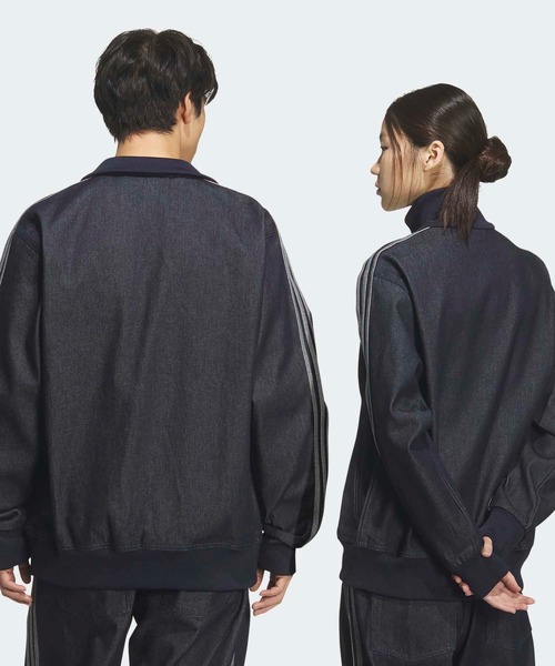 adidas（アディダス）の「デニム ファイヤーバード トラックトップatmos / ジャージ / アディダスオリジナルス adidas Originals（デニムジャケット・メンズ・ブルー・3XL/XX-LARGE/X-LARGE/LARGE/MEDIUM/SMALL/X-SMALL）」の5枚目の写真