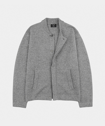 LETTERCOMO（レテルコモ）の「ヒドンクラシックウールラウンドニットカーディガングレー（ニット/セーター）」