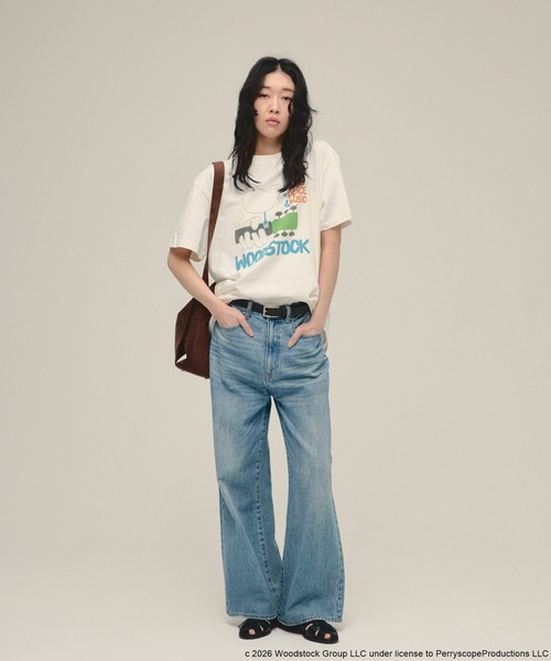 eL(エル)の「【eL】Wood Stock TEE SS/653158(Tシャツ/カットソー・レディース・ホワイト系その他/ブラック系その他・FREE)」の3枚目の写真