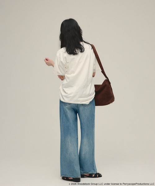 eL(エル)の「【eL】Wood Stock TEE SS/653158(Tシャツ/カットソー・レディース・ホワイト系その他/ブラック系その他・FREE)」の5枚目の写真