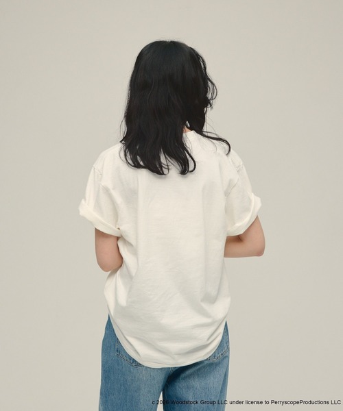 eL(エル)の「【eL】Wood Stock TEE SS/653158(Tシャツ/カットソー・レディース・ホワイト系その他/ブラック系その他・FREE)」の7枚目の写真