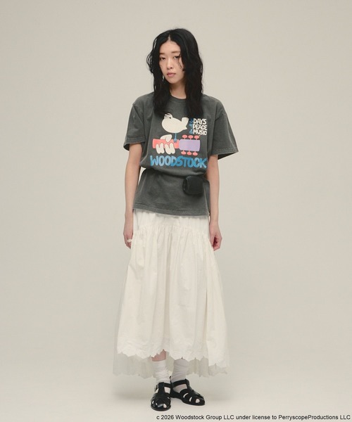 eL(エル)の「【eL】Wood Stock TEE SS/653158(Tシャツ/カットソー・レディース・ホワイト系その他/ブラック系その他・FREE)」の9枚目の写真