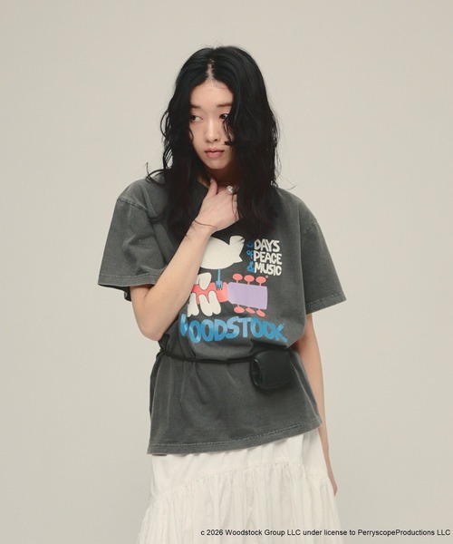 eL(エル)の「【eL】Wood Stock TEE SS/653158(Tシャツ/カットソー・レディース・ホワイト系その他/ブラック系その他・FREE)」の13枚目の写真