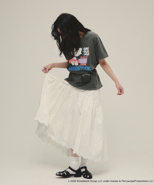 eL(エル)の「【eL】Wood Stock TEE SS/653158(Tシャツ/カットソー・レディース・ホワイト系その他/ブラック系その他・FREE)」の10枚目の写真