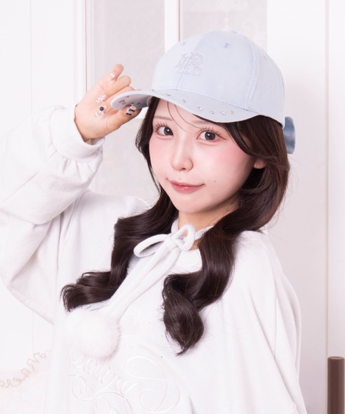GENZERO I MARRIED SUCCESSベレー帽キャップ男女兼用y2k GENERY｜ジェネリーのキャップ（ブルー・ネイビー/青色系・ベース