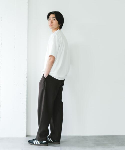 URBAN RESEARCH DOORS(アーバンリサーチドアーズ)の「『吸水速乾/接触冷感/イージーケア』クイックドライ ドロストショートスリーブTシャツ(Tシャツ/カットソー・メンズ・ブルー系その他/ホワイト/チャコールグレー/グレー・X-LARGE/LARGE/MEDIUM)」の11枚目の写真