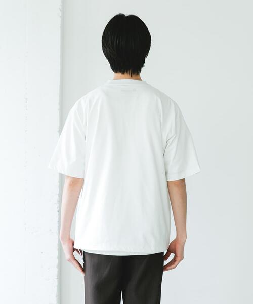 URBAN RESEARCH DOORS(アーバンリサーチドアーズ)の「『吸水速乾/接触冷感/イージーケア』クイックドライ ドロストショートスリーブTシャツ(Tシャツ/カットソー・メンズ・ブルー系その他/ホワイト/チャコールグレー/グレー・X-LARGE/LARGE/MEDIUM)」の14枚目の写真