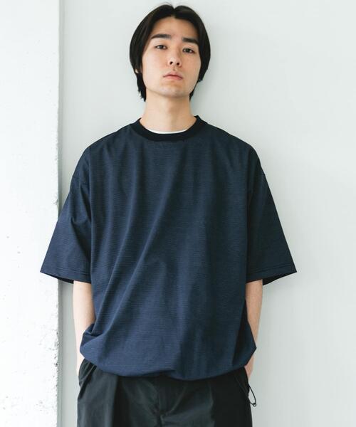 URBAN RESEARCH DOORS（アーバンリサーチドアーズ）の「クイックドライ ドロストショートスリーブTシャツ（Tシャツ/カットソー・メンズ・ブルー系その他/ホワイト/チャコールグレー/グレー・X-LARGE/LARGE/MEDIUM）」の5枚目の写真