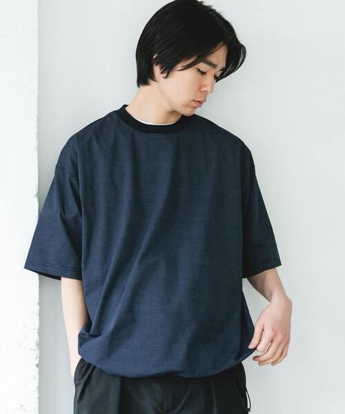 URBAN RESEARCH DOORS（アーバンリサーチドアーズ）の「クイックドライ ドロストショートスリーブTシャツ（Tシャツ/カットソー・メンズ・ブルー系その他/ホワイト/チャコールグレー/グレー・X-LARGE/LARGE/MEDIUM）」の6枚目の写真