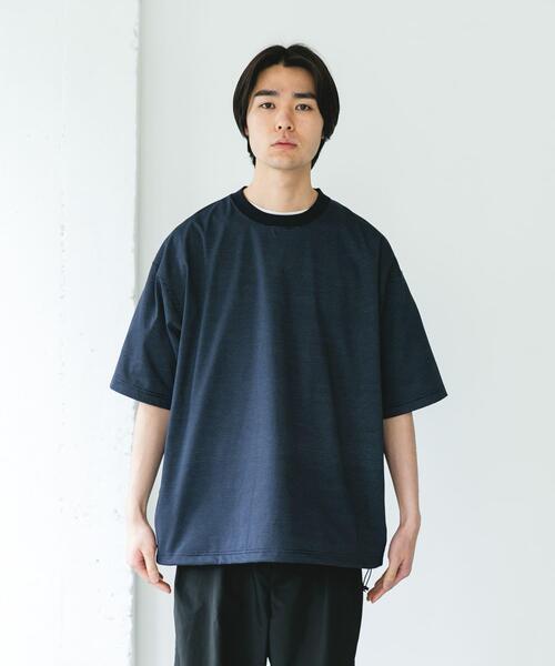 URBAN RESEARCH DOORS（アーバンリサーチドアーズ）の「クイックドライ ドロストショートスリーブTシャツ（Tシャツ/カットソー・メンズ・ブルー系その他/ホワイト/チャコールグレー/グレー・X-LARGE/LARGE/MEDIUM）」の9枚目の写真