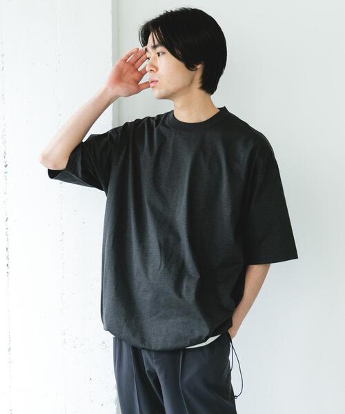 URBAN RESEARCH DOORS（アーバンリサーチドアーズ）の「クイックドライ ドロストショートスリーブTシャツ（Tシャツ/カットソー・メンズ・ブルー系その他/ホワイト/チャコールグレー/グレー・X-LARGE/LARGE/MEDIUM）」の16枚目の写真