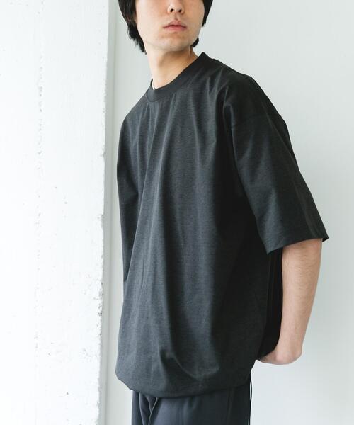 URBAN RESEARCH DOORS（アーバンリサーチドアーズ）の「クイックドライ ドロストショートスリーブTシャツ（Tシャツ/カットソー・メンズ・ブルー系その他/ホワイト/チャコールグレー/グレー・X-LARGE/LARGE/MEDIUM）」の18枚目の写真