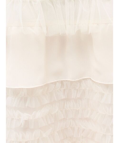MERCURYDUO(マーキュリーデュオ)の「ティアードボリュームスカート(スカート・レディース・アイボリー/ライトグレー・MEDIUM/SMALL)」の6枚目の写真