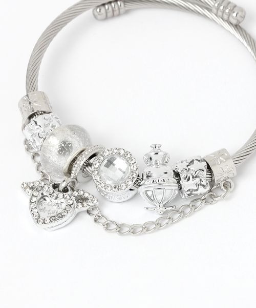 kutir（クティール）の「kutirlune／ハートモチーフブレスレット（ブレスレット・レディース・シルバー・FREE）」の7枚目の写真