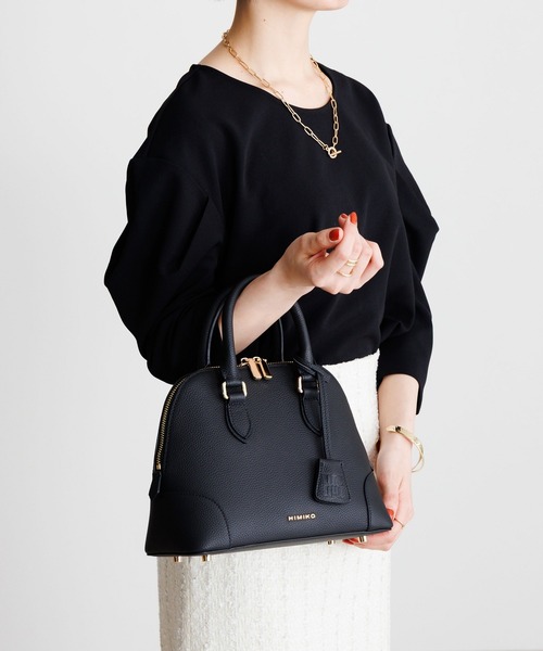 HIMIKO(ヒミコ)の「【HIMIKO】ミニボストンバッグ/661182(ショルダーバッグ・レディース・ブラック/シルバー/ブルー・FREE)」の17枚目の写真