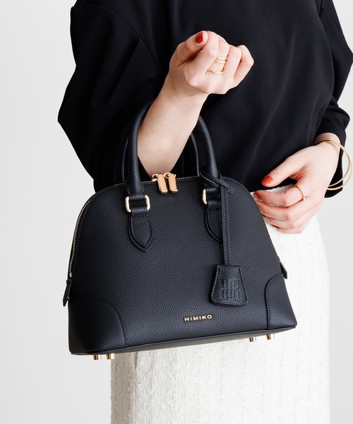 HIMIKO(ヒミコ)の「【HIMIKO】ミニボストンバッグ/661182(ショルダーバッグ・レディース・ブラック/シルバー/ブルー・FREE)」の16枚目の写真