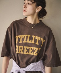 kha:ki | 「KHA:KI / カーキ」ワイドTシャツ -ユーティリティブリーズ-(Tシャツ/カットソー)