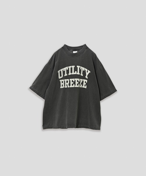 kha:ki（カーキ）の「「KHA:KI / カーキ」ワイドTシャツ -ユーティリティブリーズ-（Tシャツ/カットソー・レディース・ホワイト/ブラウン/ブラック・1）」の3枚目の写真