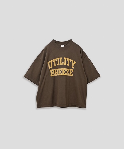 kha:ki（カーキ）の「「KHA:KI / カーキ」ワイドTシャツ -ユーティリティブリーズ-（Tシャツ/カットソー・レディース・ホワイト/ブラウン/ブラック・1）」の8枚目の写真