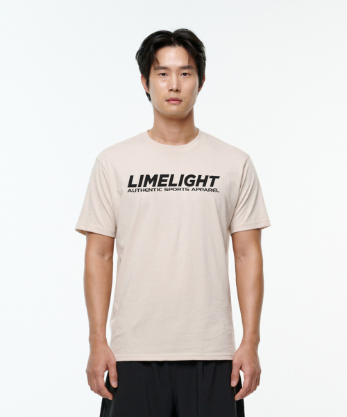 LIMELIGHT APPAREL(ライムライトアパレル)の「ライムライトTシャツ(サンド/ブラック)(Tシャツ/カットソー・メンズ・その他・SMALL/MEDIUM/LARGE/X-LARGE)」の1枚目の写真
