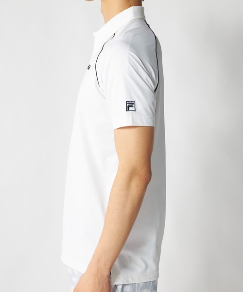 FILA GOLF(フィラゴルフ )の「半袖シャツ(シャツ/ブラウス・メンズ・ブラック/ネイビー/オフホワイト・X-LARGE/LARGE/XX-LARGE/MEDIUM)」の4枚目の写真