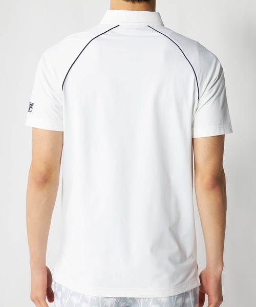 FILA GOLF(フィラゴルフ )の「半袖シャツ(シャツ/ブラウス・メンズ・ブラック/ネイビー/オフホワイト・X-LARGE/LARGE/XX-LARGE/MEDIUM)」の5枚目の写真