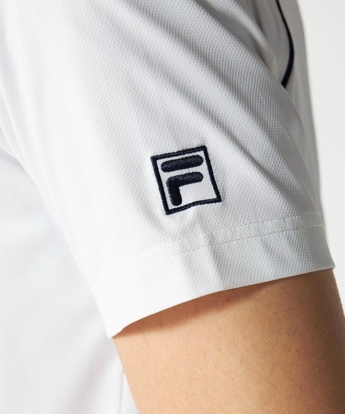 FILA GOLF(フィラゴルフ )の「半袖シャツ(シャツ/ブラウス・メンズ・ブラック/ネイビー/オフホワイト・X-LARGE/LARGE/XX-LARGE/MEDIUM)」の7枚目の写真