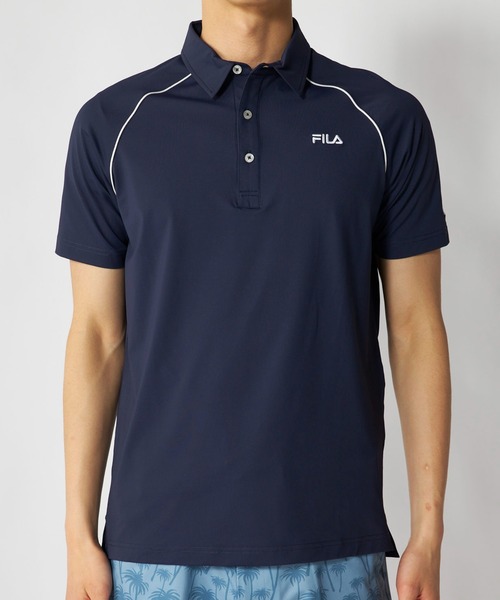 FILA GOLF(フィラゴルフ )の「半袖シャツ(シャツ/ブラウス・メンズ・ブラック/ネイビー/オフホワイト・X-LARGE/LARGE/XX-LARGE/MEDIUM)」の21枚目の写真