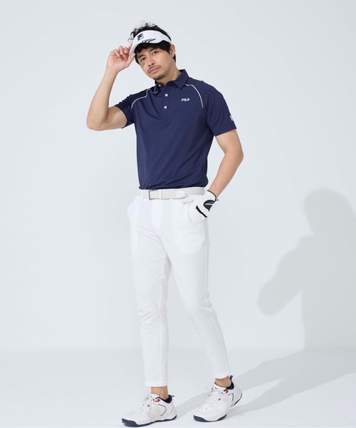FILA GOLF(フィラゴルフ )の「半袖シャツ(シャツ/ブラウス・メンズ・ブラック/ネイビー/オフホワイト・X-LARGE/LARGE/XX-LARGE/MEDIUM)」の18枚目の写真