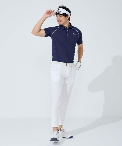 FILA GOLF(フィラゴルフ )の「半袖シャツ(シャツ/ブラウス・メンズ・ブラック/ネイビー/オフホワイト・X-LARGE/LARGE/XX-LARGE/MEDIUM)」の19枚目の写真