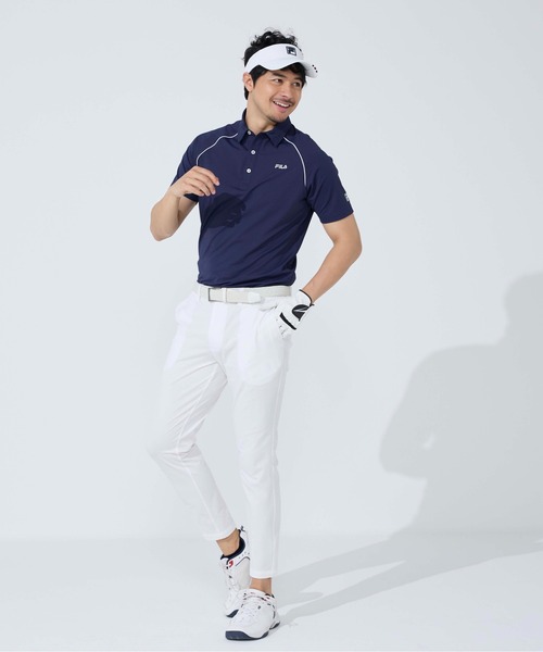 FILA GOLF(フィラゴルフ )の「半袖シャツ(シャツ/ブラウス・メンズ・ブラック/ネイビー/オフホワイト・X-LARGE/LARGE/XX-LARGE/MEDIUM)」の20枚目の写真