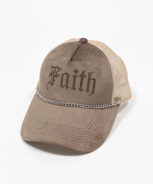 WEGO（ウィゴー）の「WEGO/【26年春新作】チェーンベロアメッシュキャップ（キャップ・レディース・ブラウン/ピンク/グレー・FREE）」の10枚目の写真