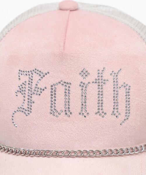 WEGO（ウィゴー）の「WEGO/【26年春新作】チェーンベロアメッシュキャップ（キャップ・レディース・ブラウン/ピンク/グレー・FREE）」の16枚目の写真