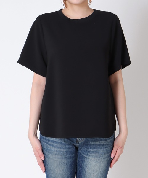 Jines(ジネス)の「Teeブラウス(Tシャツ/カットソー・レディース・ブラック/ホワイト/ピンク・38)」の12枚目の写真