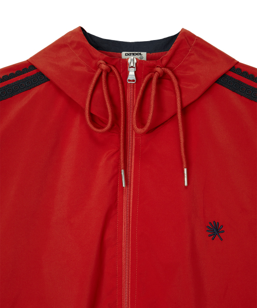 DANDEL（ダンデル）の「DD bohemian track windbreaker (RED)（ナイロンジャケット・レディース・その他・OS）」の2枚目の写真