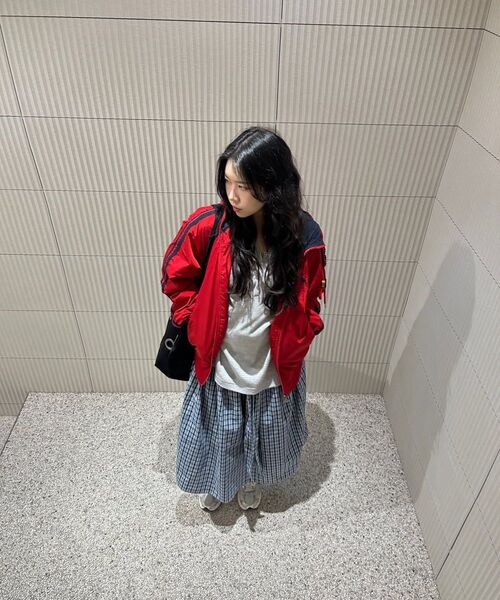 DANDEL（ダンデル）の「DD bohemian track windbreaker (RED)（ナイロンジャケット・レディース・その他・OS）」の6枚目の写真