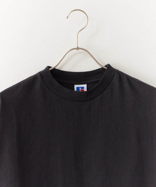 Russell Athletic（ラッセルアスレティック）の「RUSSELL ATHLETIC / ラッセルアスレティック Campus Jersey T ブランドタグ ワイドシルエット クルーネックTシャツ カットソー 2026年春夏（Tシャツ/カットソー・メンズ・オフホワイト/ブラック/ネイビー・M/L/XL）」の5枚目の写真