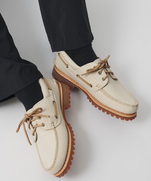 Timberland（ティンバーランド）の「＜Timberland＞スリーアイ クラシック シューズ（モカシン/デッキシューズ・メンズ・ナチュラル/ダークグレー・10/8h/7/7h/8/9h/9）」の16枚目の写真