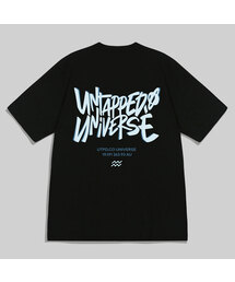 ユニバースオーバーラップピュアコットンビッグオーバーサイズ半袖Tシャツ4COLOR