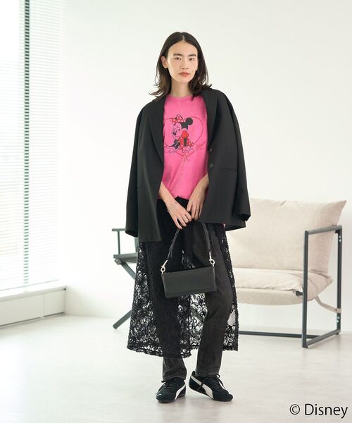 Disney(ディズニー)の「ミニー/レトロT(Tシャツ/カットソー・レディース・ピンク・FREE)」の12枚目の写真